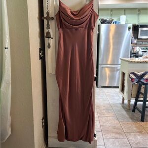Revelry Skye Satin Bridesmaid Dress
